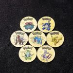 Golden Pokémon Metal Coins
