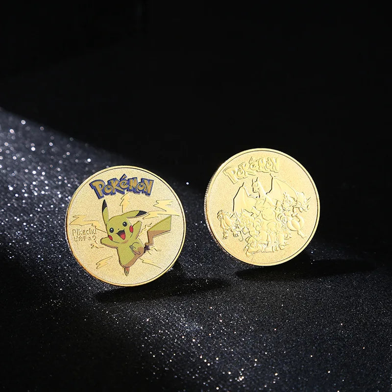 Golden Pokémon Metal Coins - Image 7