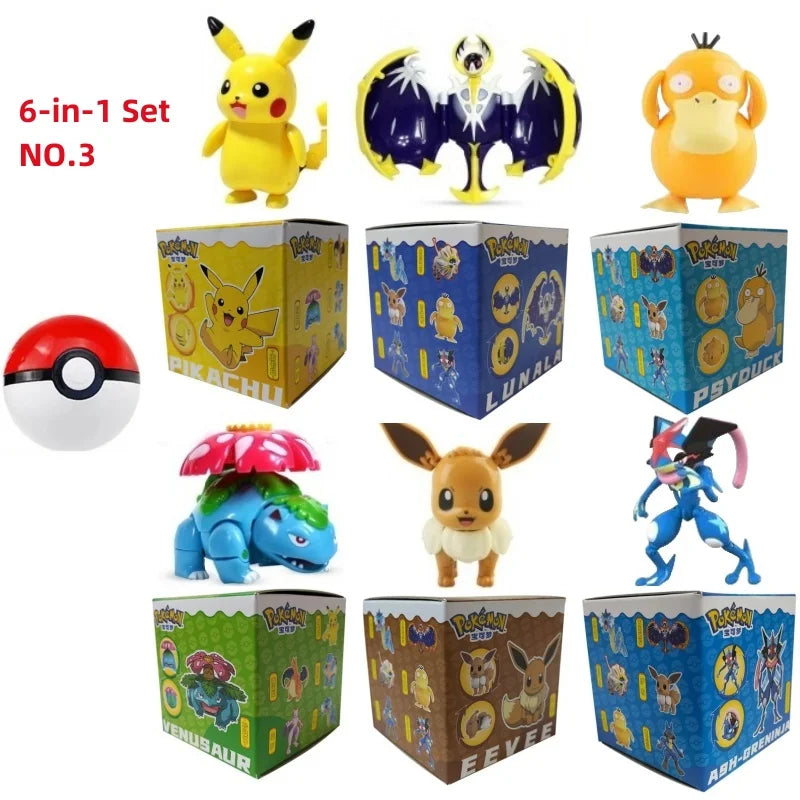 Pokemon Figures Set: Pikachu, Charizard & Greninja - Image 10