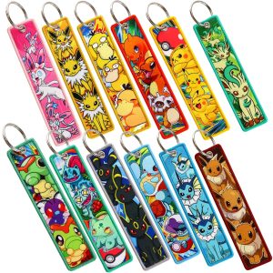 Pokemon Embroidered Keychain