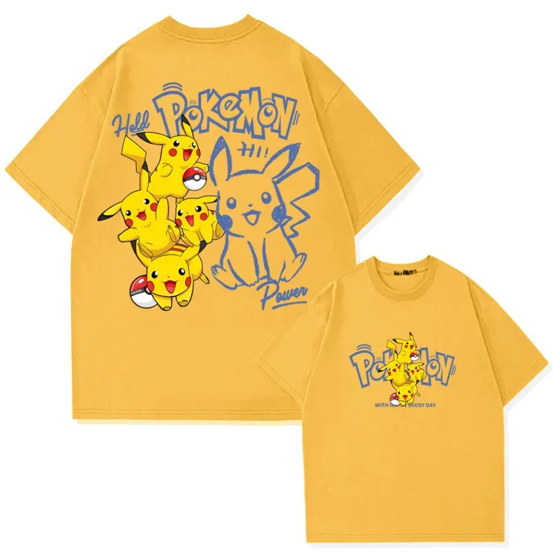 2025 Pikachu Anime Graphic T-Shirt - Image 11