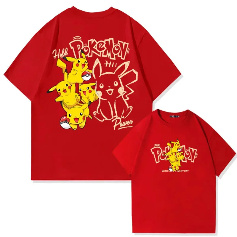 2025 Pikachu Anime Graphic T-Shirt - Image 9