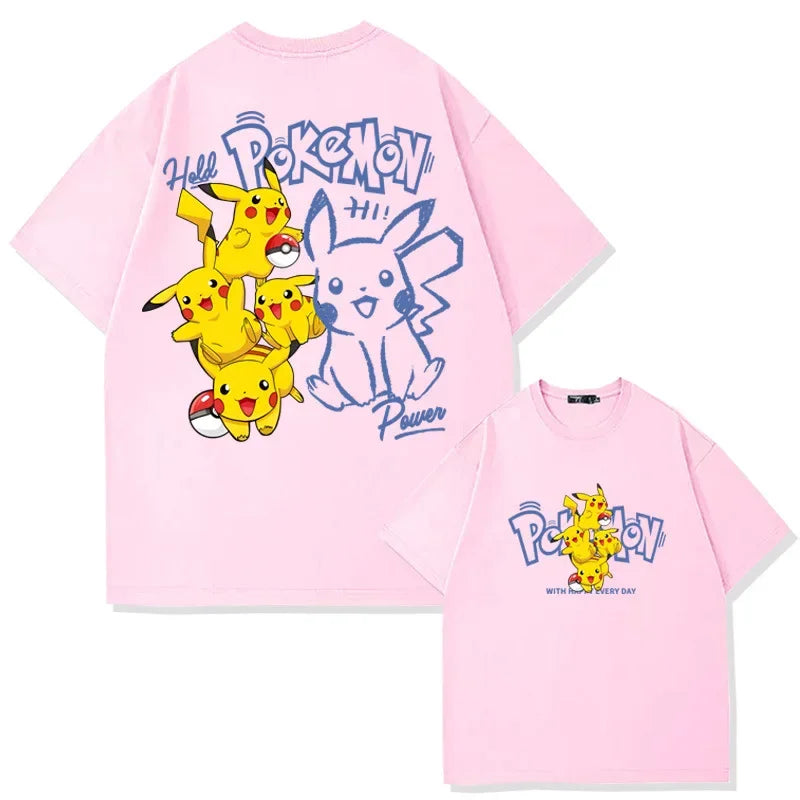 2025 Pikachu Anime Graphic T-Shirt - Image 6