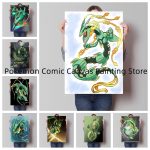 Pokémon Rayquaza Canvas Art