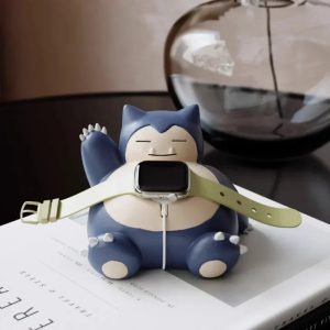 Kawaii Snorlax Apple Watch Charger Stand