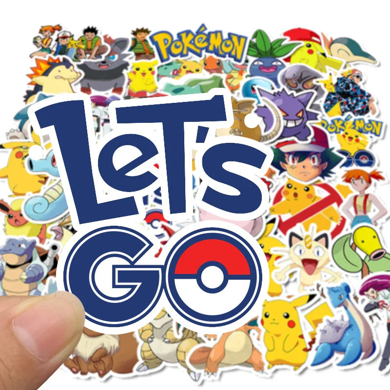 50/100 Pcs Pokémon Stickers - Image 2