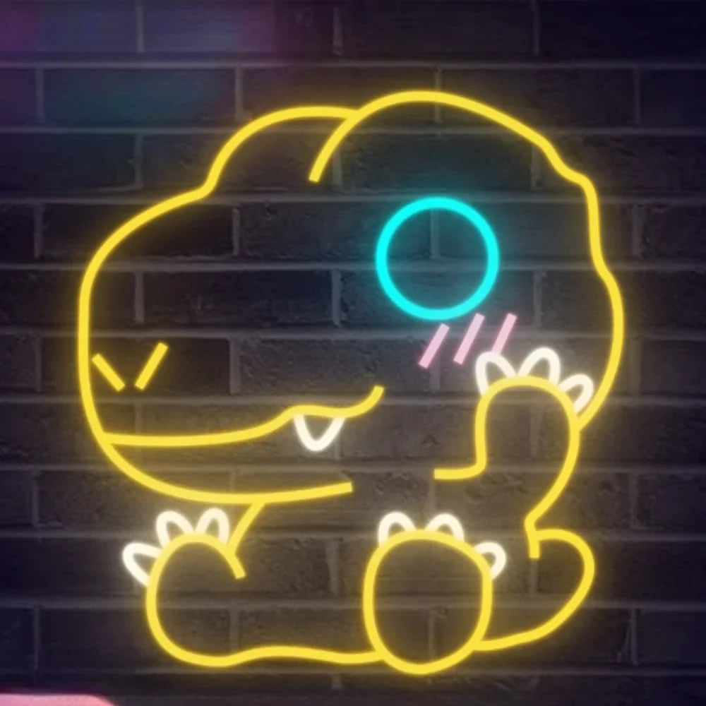 Cute Bear Pokémon Ramen Neon Light - Image 8