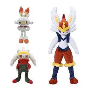 Scorbunny Evolution Plush Set