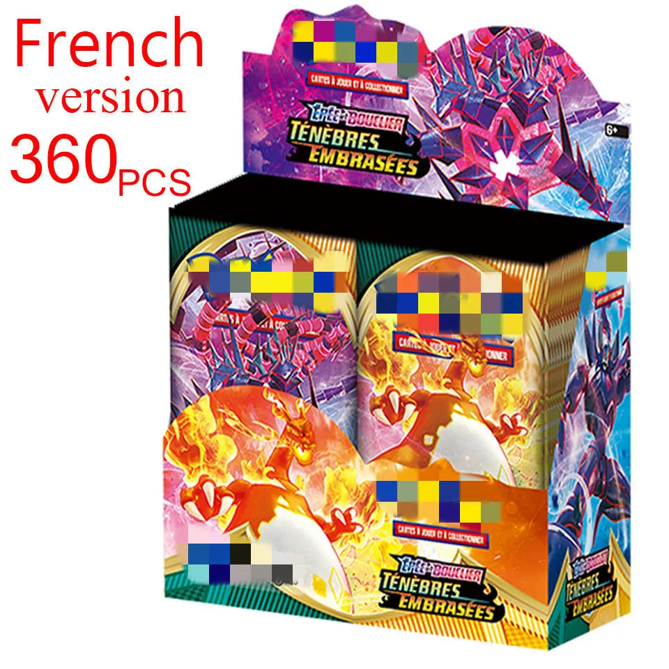 360Pcs/Box French Pokémon Booster Card Pack - Image 2