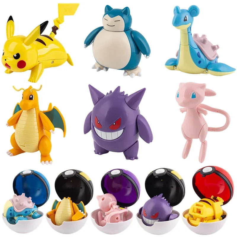 Pokemon Figures Set: Pikachu, Charizard & Greninja - Image 2